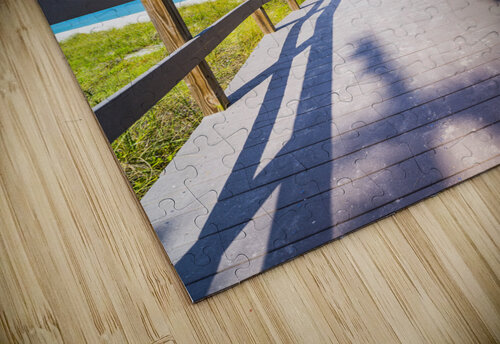 Boardwalk among sea oats to beach in Florida Steve Heap puzzle