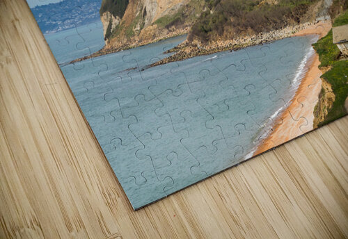 Cottage by cliffs at West Bay Dorset in UK Steve Heap puzzle