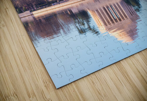 Beautiful early morning Jefferson Memorial wall art Steve Heap puzzle