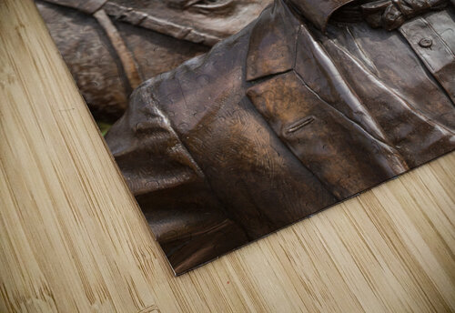 Detail of head of statue of President Lincoln Steve Heap puzzle