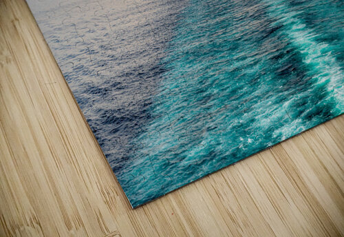 Cruise boat wake leaving Prince William Sound and Valdez Steve Heap puzzle