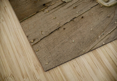 Detail of abandoned fishing boat by ocean at Icy Strait Point Steve Heap puzzle