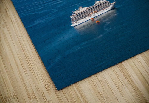 Viking Orion anchored at Icy Strait Point in Alaska Steve Heap puzzle