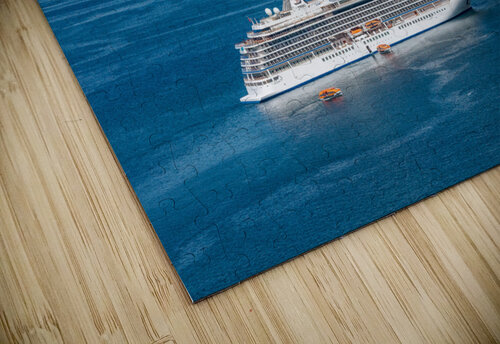 Viking Orion anchored at Icy Strait Point in Alaska Steve Heap puzzle