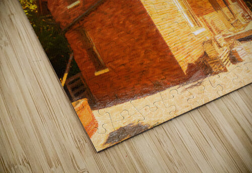 Pastel sketch of lighthouse keeper house Bill Baggs Steve Heap puzzle