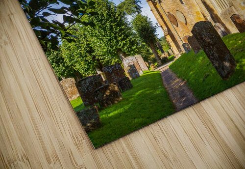 Church and graveyard in Chipping Campden Steve Heap puzzle