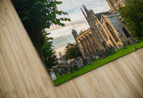 Church and graveyard in Burford Steve Heap puzzle
