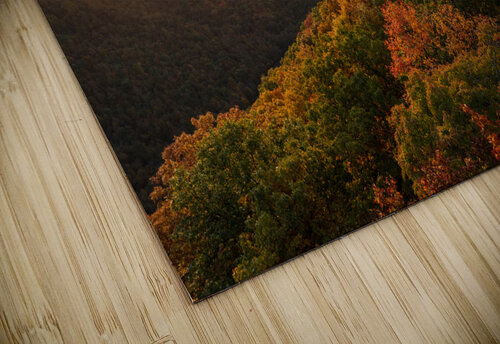 Sunset over Morgantown seen from Coopers Rock Steve Heap puzzle