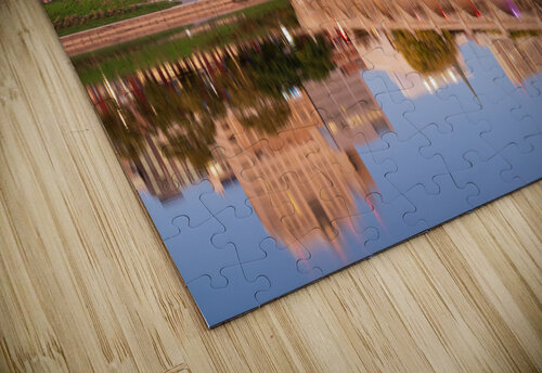 Reflections of Market Street bridge in the Susquehanna river Steve Heap puzzle