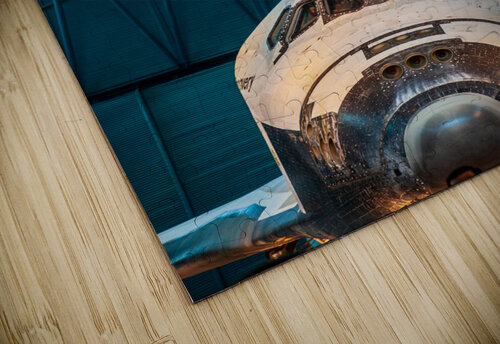 Space shuttle Discovery in its final home Steve Heap puzzle