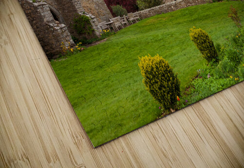 Stokesay Castle in Shropshire on cloudy day Steve Heap puzzle