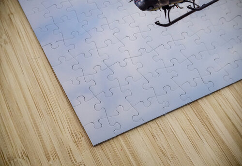 Bell 412 Helicopter coming in to land Steve Heap puzzle