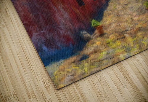 Oil painting of Street of Sighs in Colonia del Sacramento Steve Heap puzzle