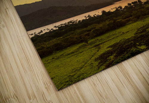 Sunset over Hanalei bay from overlook on the road Steve Heap puzzle