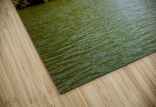 Calm view down Cheat Lake Morgantown Steve Heap puzzle