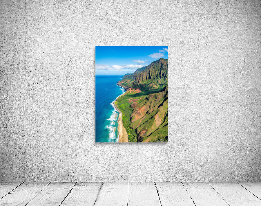 Coastline of Na Pali on Kauai Wall Preview