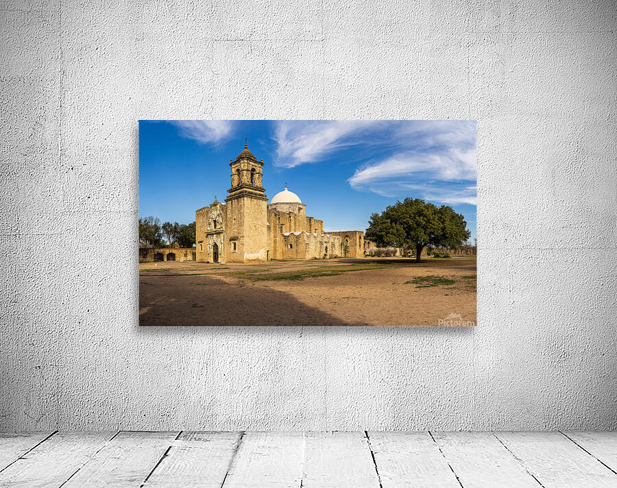 Entrance to the ornate San Jose mission church near San Antonio Wall Preview