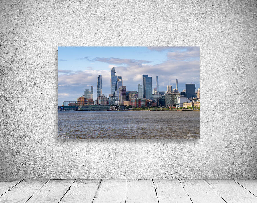 Tall office and apartment buidlings looking back to Hudson Yards Wall Preview