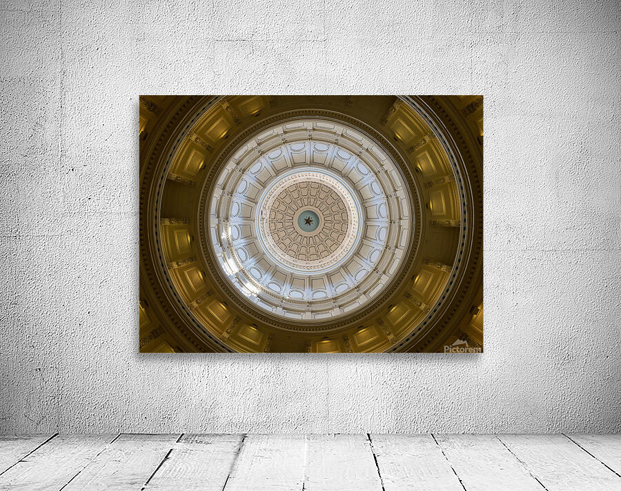 Interior of in the Texas State Capitol in Austin Wall Preview