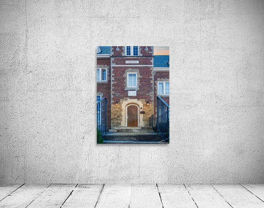 Phi Sigma Kappa Woodall House Entrance at WVU Wall Preview