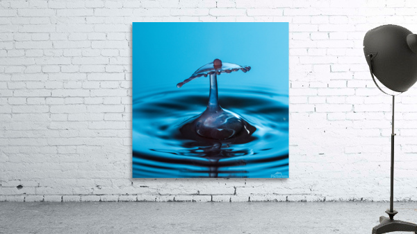 Water droplet collision - captured Wall Preview