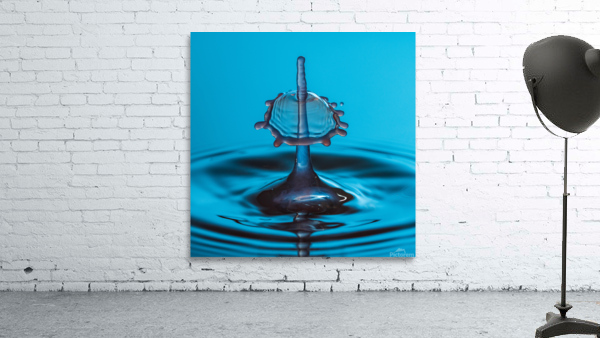 Water droplet collision - penetration Wall Preview