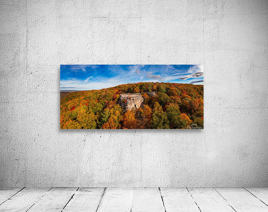 Coopers Rock state park overlook in West Virginia with fall colors Wall Preview