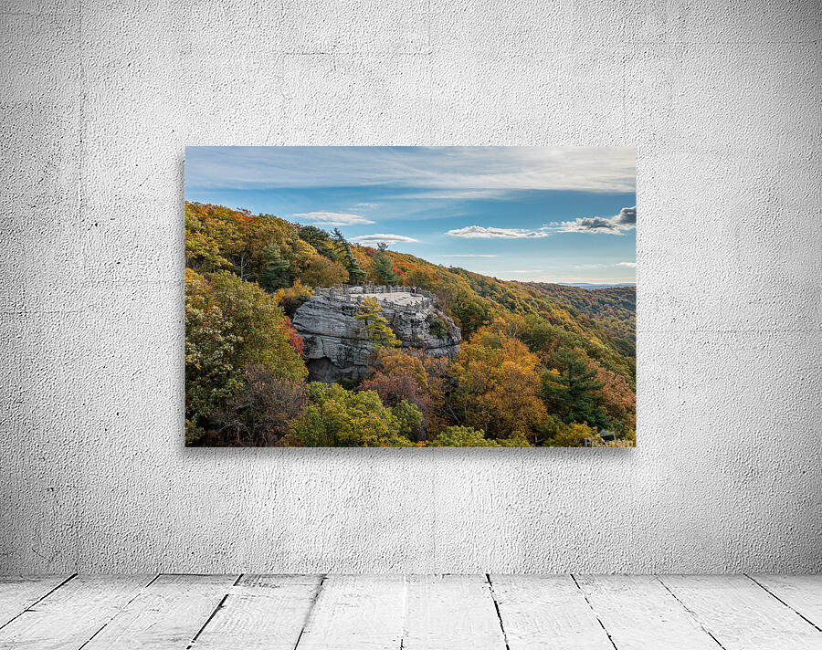 Coopers Rock state park overlook in the fall Wall Preview