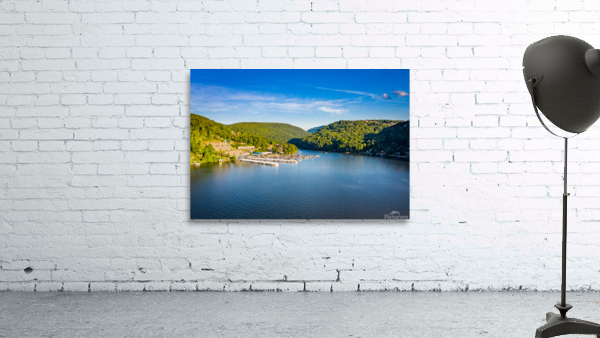 Wide panorama of Cheat Lake on a summer evening Wall Preview