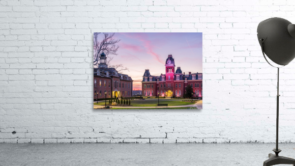 Woodburn Hall at West Virginia University in Morgantown WV Wall Preview