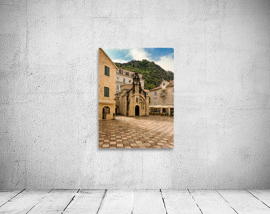 Narrow streets in Kotor in Montenegro Wall Preview