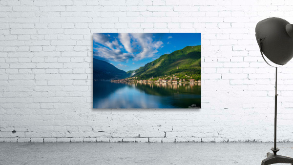 Town of Prcanj on the Bay of Kotor in Montenegro Wall Preview