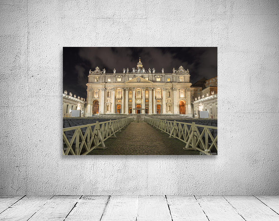 Entrance to St Peters Basilica at Easter Wall Preview