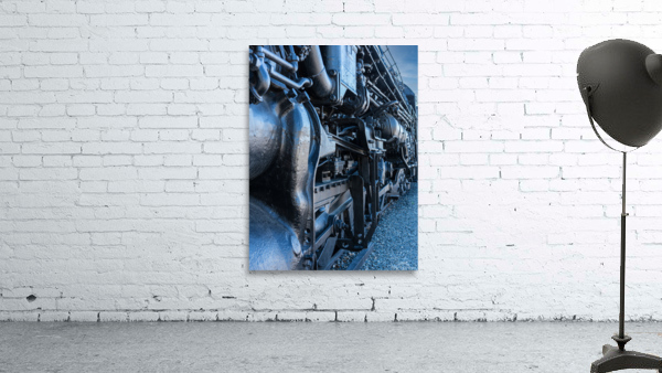 Santa Fe locomotive 5021 at Sacramento Wall Preview