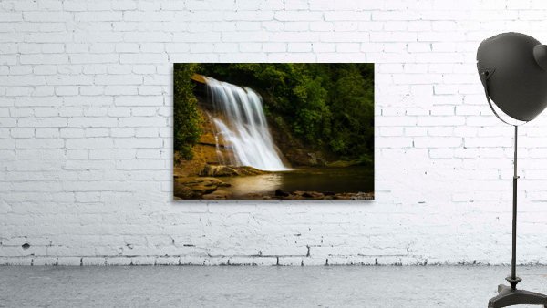 Silver Run falls waterfall near Cashiers NC Wall Preview