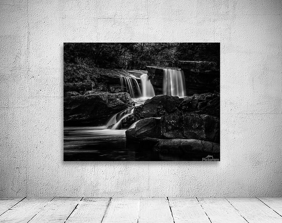 Black and White Waterfall on Deckers Creek Wall Preview