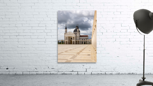 Plaza at Basilica of Mongomo in Equatorial Guinea Wall Preview