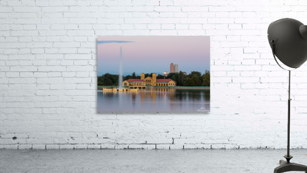 City Park in Denver with boathouse Ferril Lake Wall Preview