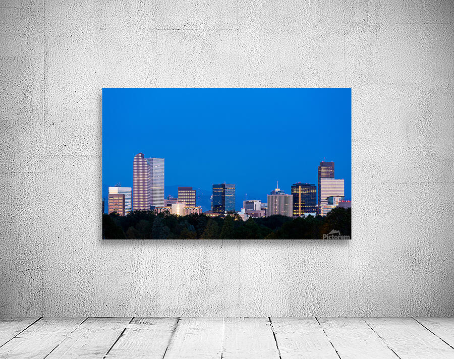 Skyline of Denver at dawn Wall Preview