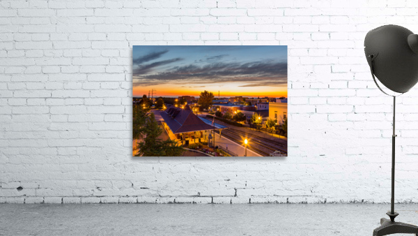 Railway station in Manassas Virginia Wall Preview