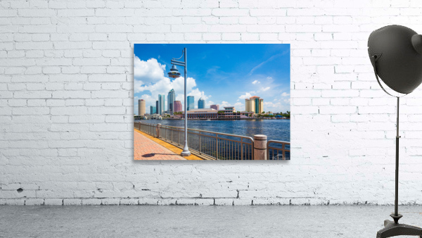 City skyline of Tampa Florida during the day Wall Preview