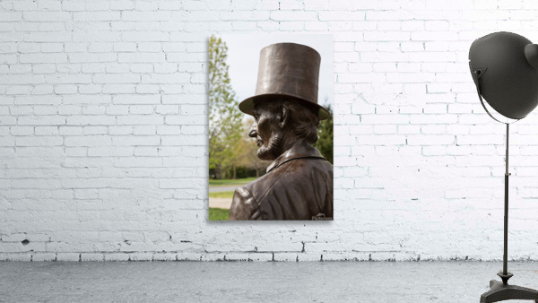 Detail of head of statue of President Lincoln Wall Preview