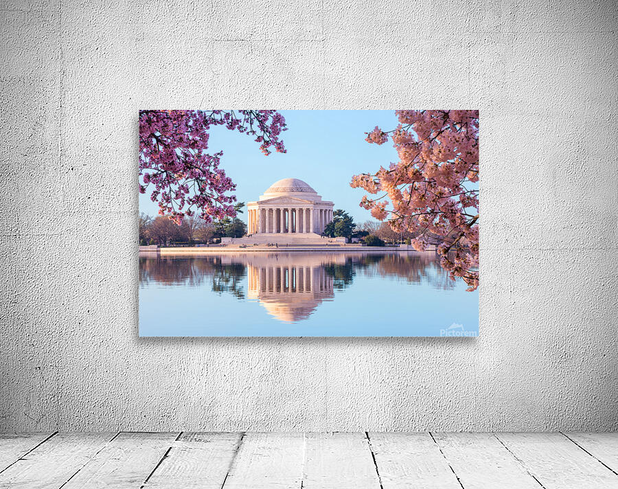 Beautiful early morning Jefferson Memorial wall art Wall Preview