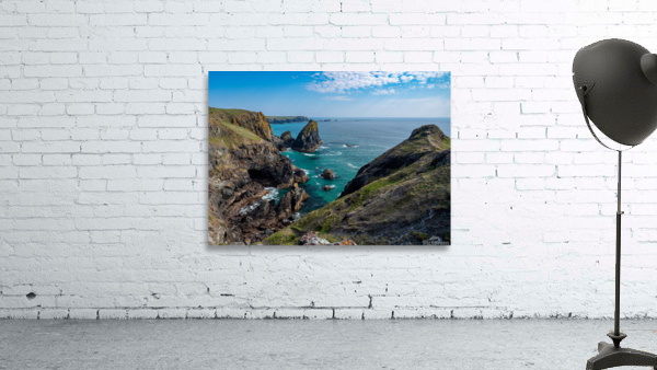 View towards the Lizard from Kynance Cove in Cornwall Wall Preview