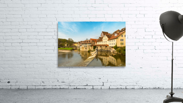 Reflection of Schwabisch Hall Germany Wall Preview