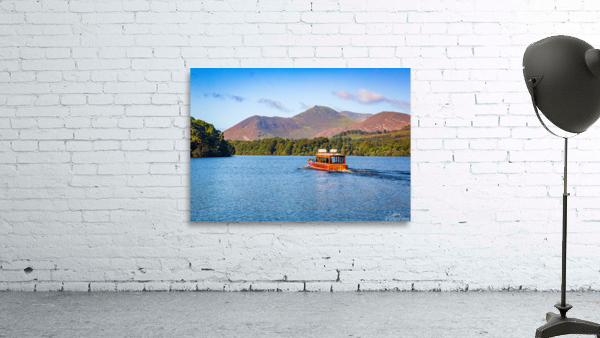 Lady Derwentwater on Derwent Water in Lake District Wall Preview