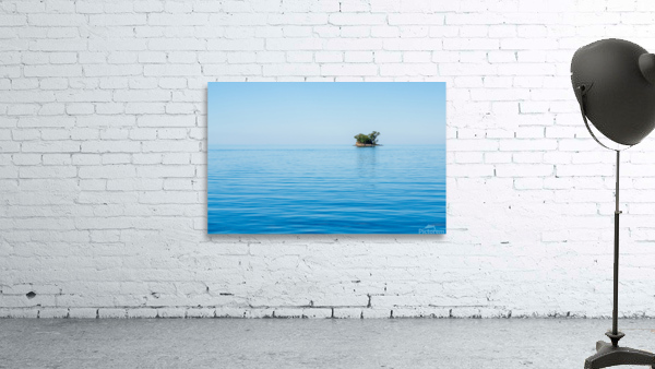 Small rocky island in Lake Champlain Wall Preview