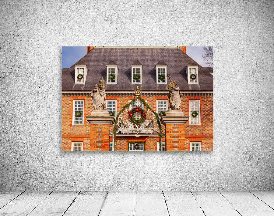 Entrance to Governors palace in Williamsburg Wall Preview