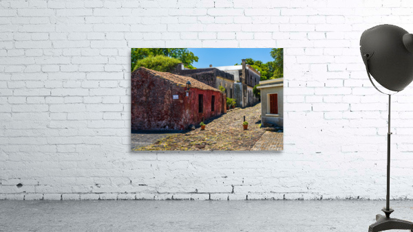 Street of Sighs in historical town of Colonia del Sacramento Wall Preview