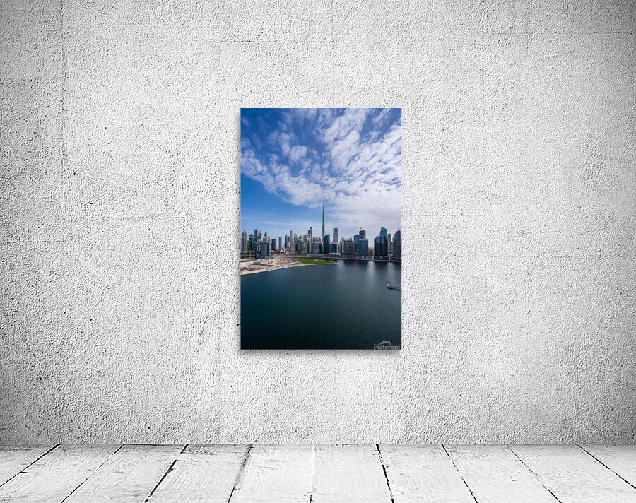 Offices and apartments of Dubai Business Bay with Downtown distr Wall Preview